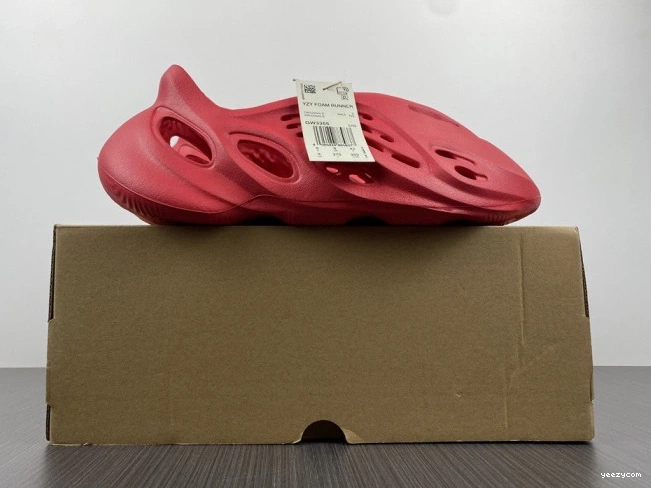 Red Adidas CW3355 Yeezy Foam 1002